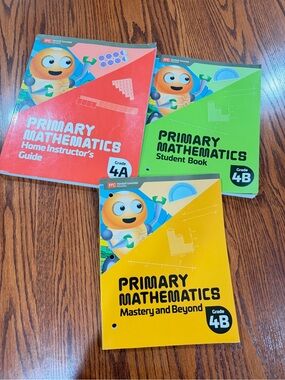 Singapore Math Grade 4 Bundle 4A 4B